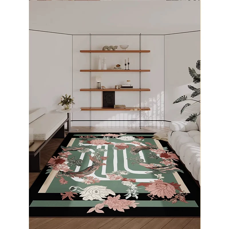 Light Luxury High-end Living Room Carpet Modern Sofa Coffee Table Floor Rug Large Soft Foot Pad Easy to Clean Bedroom Area Rug