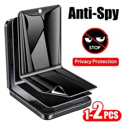 1-2Pcs High Quality EPU Privacy Anti Peeping Spy Hydrogel Film For OPPO Find N2 N3 Flip 5G n2flip n3flip Soft Screen Protector