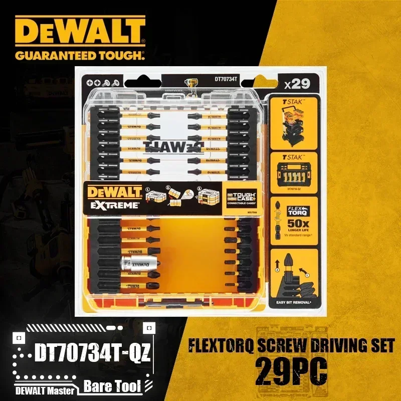 DEWALT Booraandrijving Schroevendraaierbitset DWANGFT100SET DT71563 DT70758 DT70705 DT70732T DT70730T DT70702 Accessoires voor elektrisch gereedschap