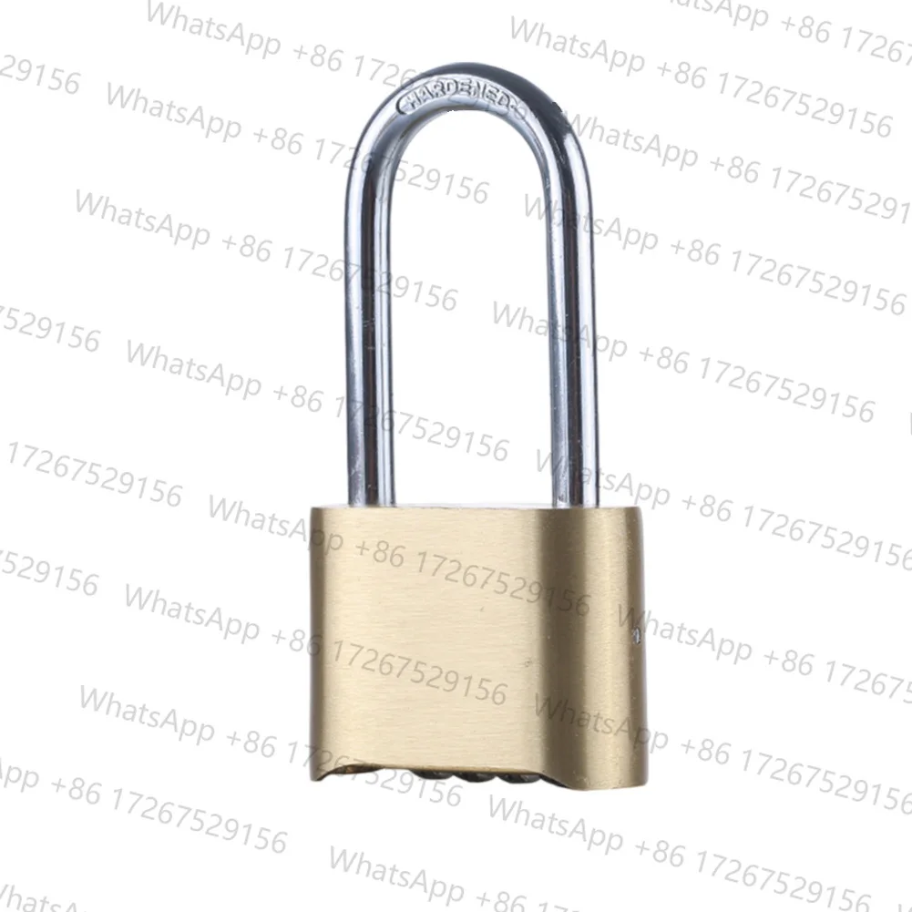 Heavy Duty Anti Theft Combination Lock with Brass Alloy Material and Four Digit Code for Cabinets Backpacks and More