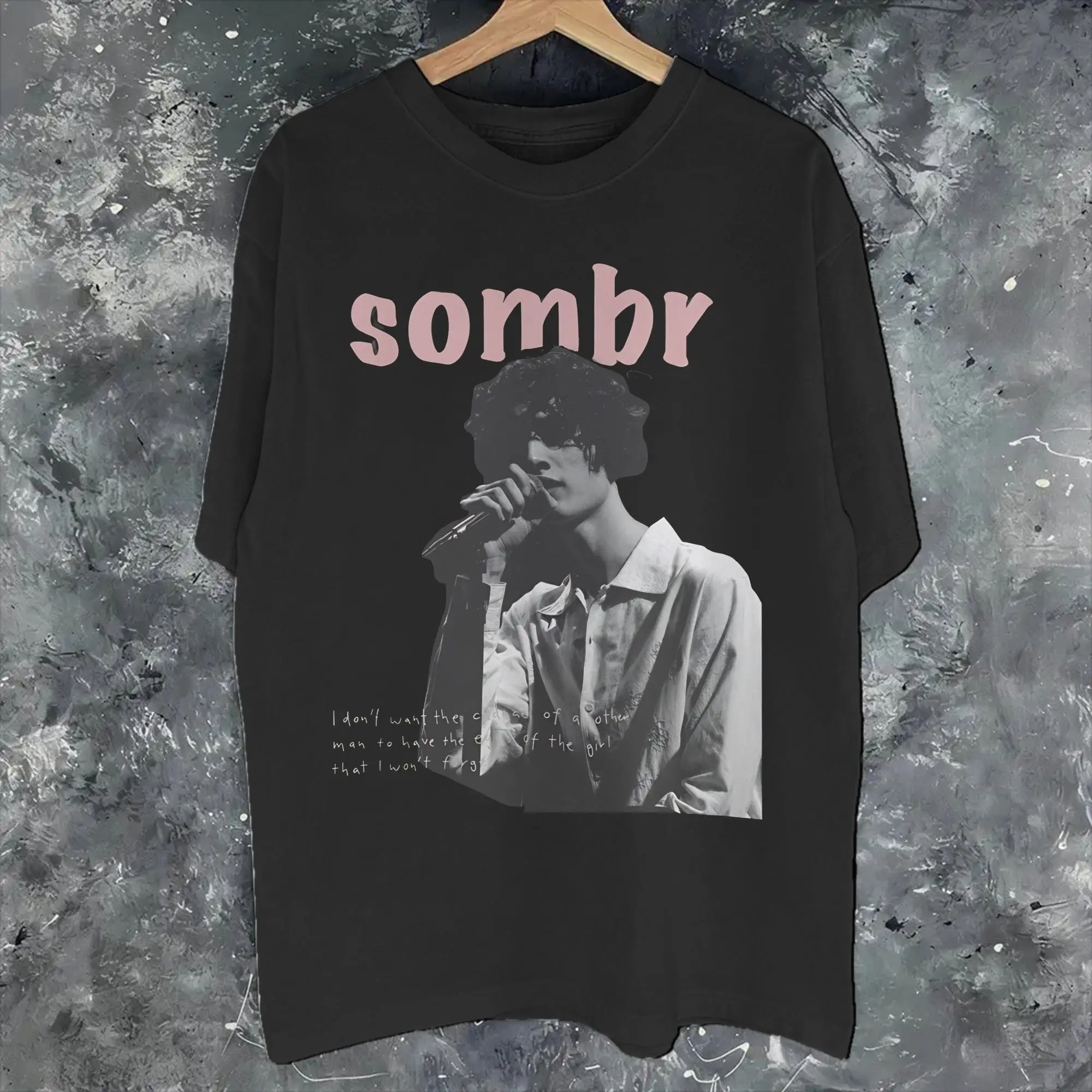 Sombr Youare The Reason World Tour 2026-2027 Outfit Unisex T Shirts Pure Cotton Tee Graphic Printing  T-shirt Clothes