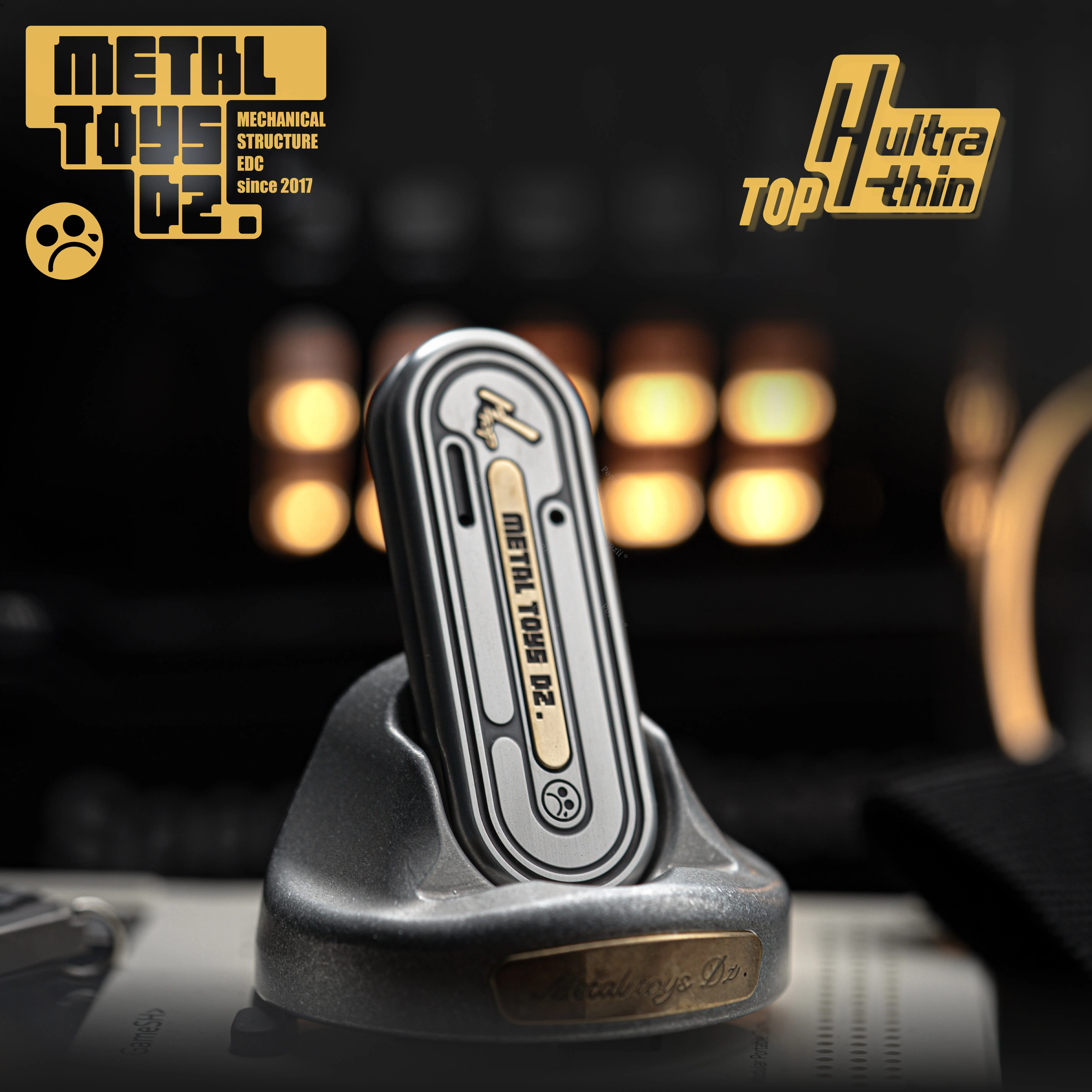Metal Toys Dz TOP H  Accessories Mechanical Push Slider EDC Fidgeting toys Adults Stress Relief Toy Anxiety Toys