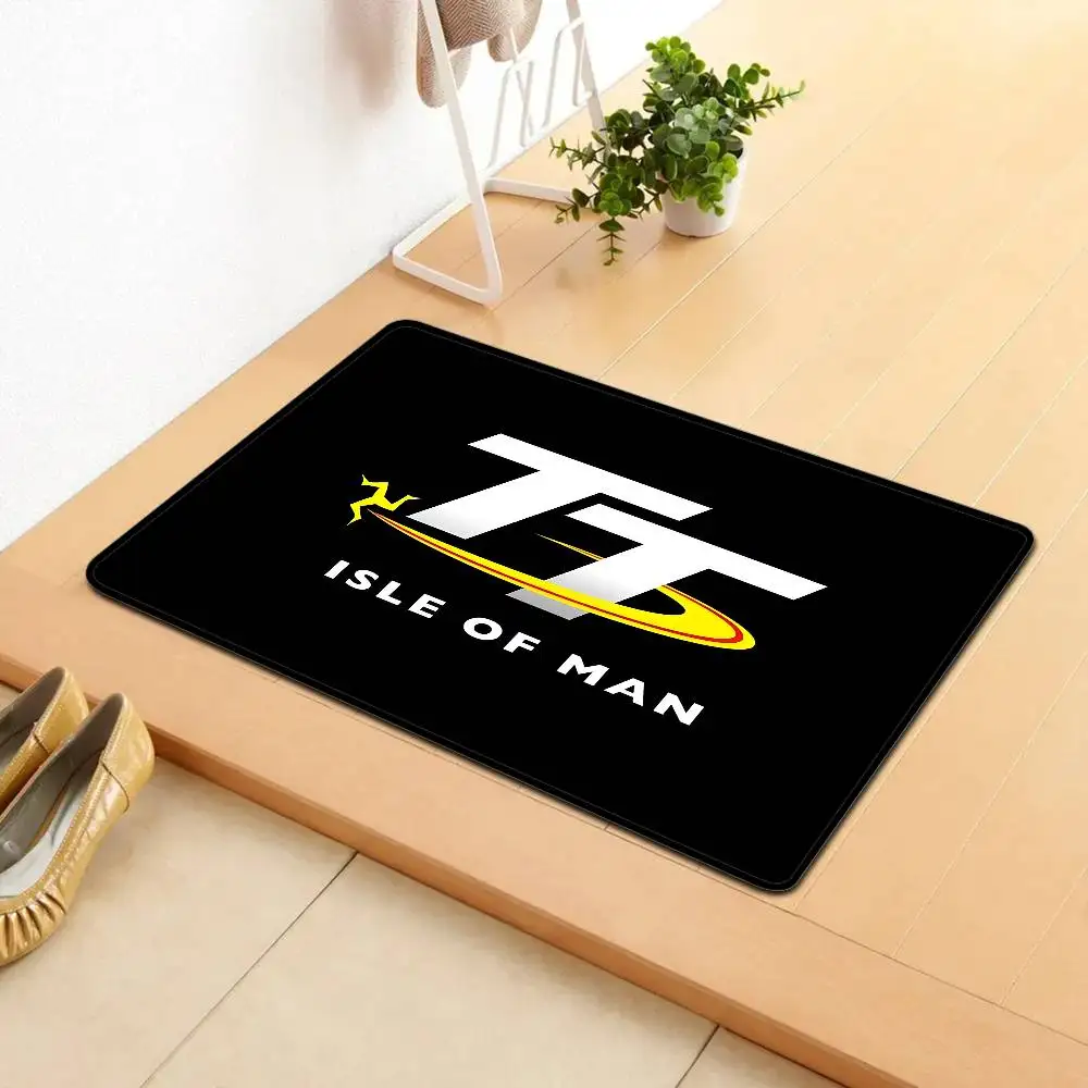 I-Isle O-Of M-Man TT Race Kitchen Mat Kids Room Bedroom Decoration Balcony Anti-Slip Doormat Living Room Alfombra