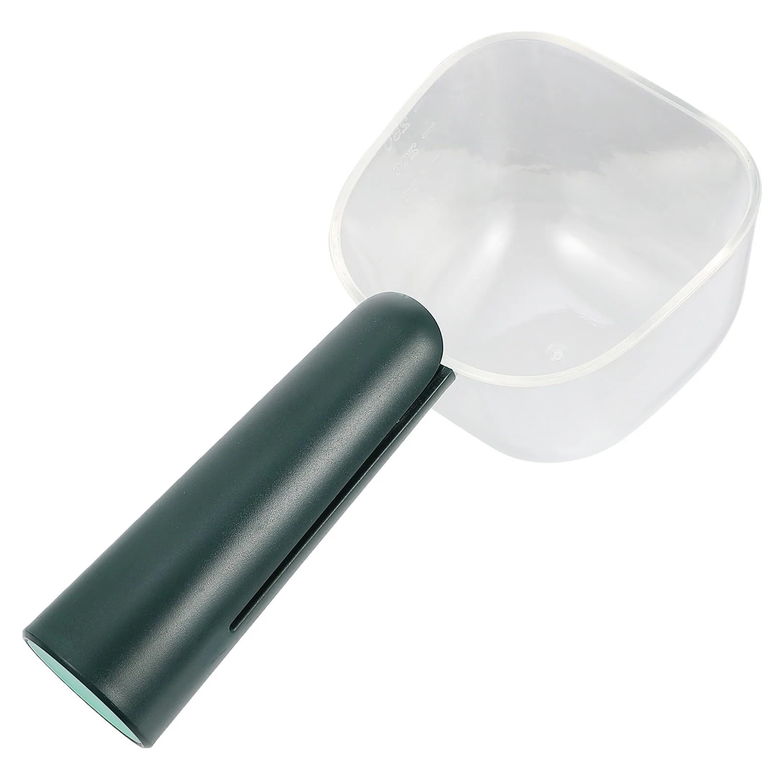 

1pc Measuring Pet Food Plastic Dog Cat Spoon Lightweight Durable Seal Clip Storage Practical Scoop For Dry Liquid Portions Pet