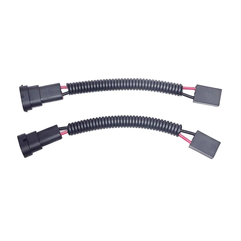 1/2/10Pcs H8 H9 H11 Male to H7 Female Car Headlamp Bulb Socket Wiring Harness Fog Light Plug Adapter Connector Conversion Cable