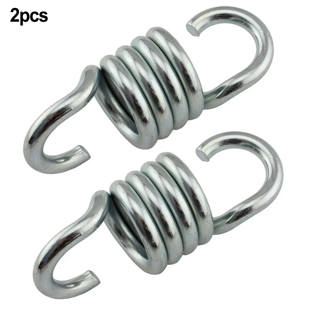 2pcs 7mm Steel Porch Swing Springs Hangers Heavy Duty Chair Suspension Ceiling Mount Garden Outdoor Living Furniture Porch Swing