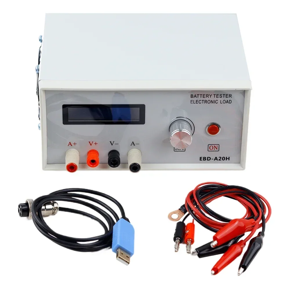 EBD-A20H Battery Capacity Tester, Electronic Load Battery Discharge Tester Power Supply Tester 30V 20A 200W