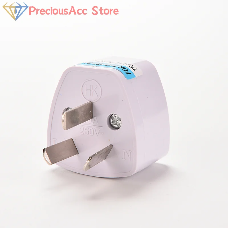 US EU to AU Plug Adapter, 3 Pin Australian AC Travel Converter for Chargers, Compact International Power Travel Accessory
