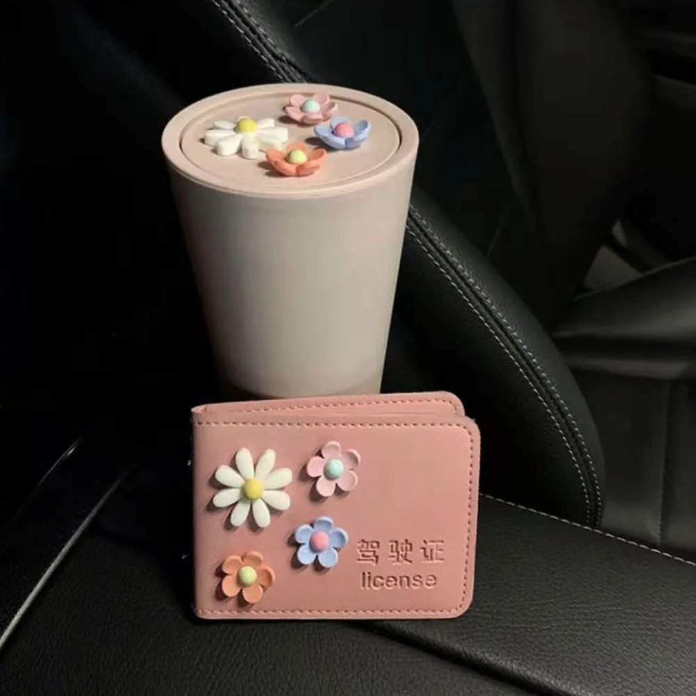 

Trash Can Cup Holder Automotive Garbage Bin Small Lid Accessories Vehicle Storage Cleanliness Saving