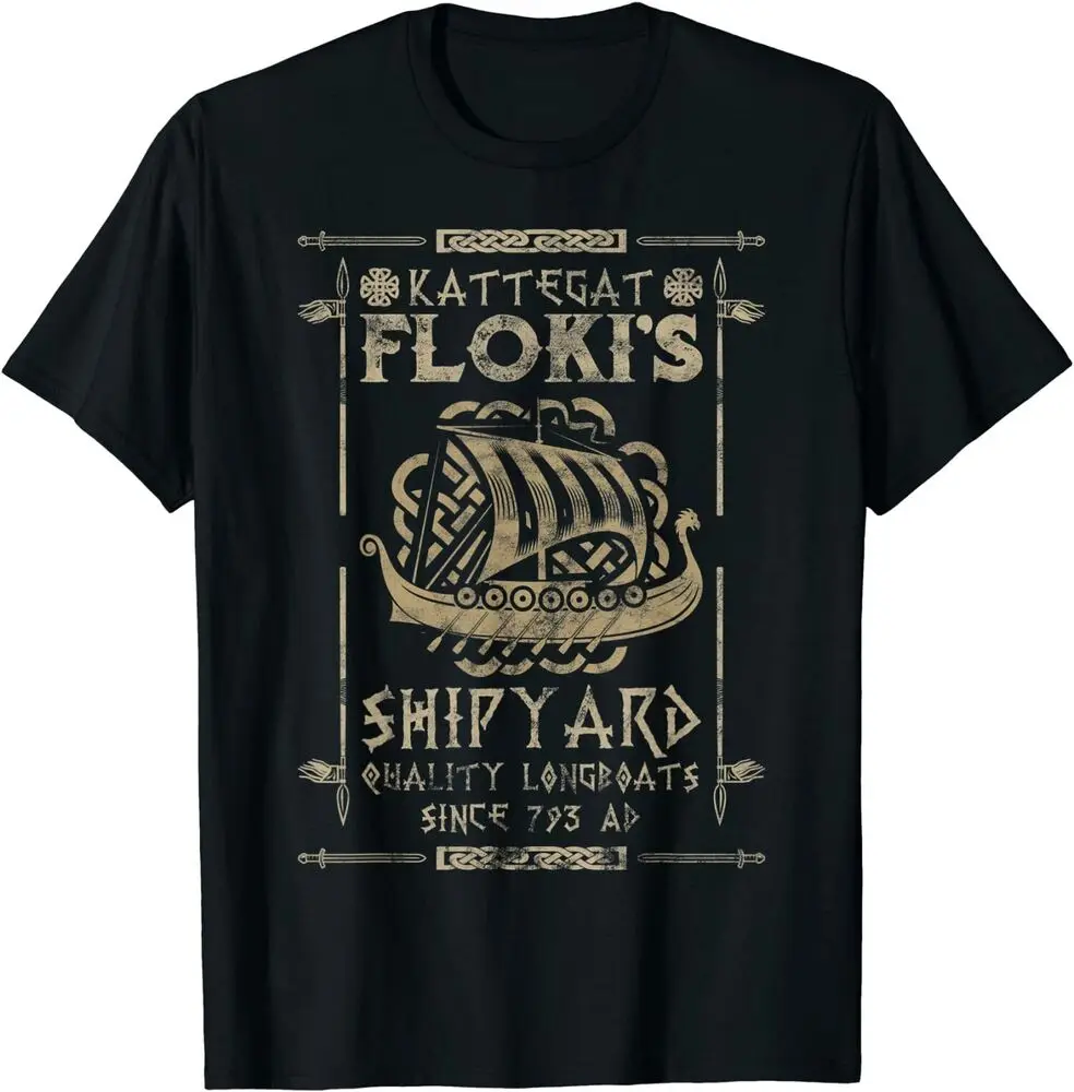 New Kattegat Flokis Shipyard - Norse Mythology &  Premium T-Shirt  Anime Graphic T-shirts for Men Clothing Women