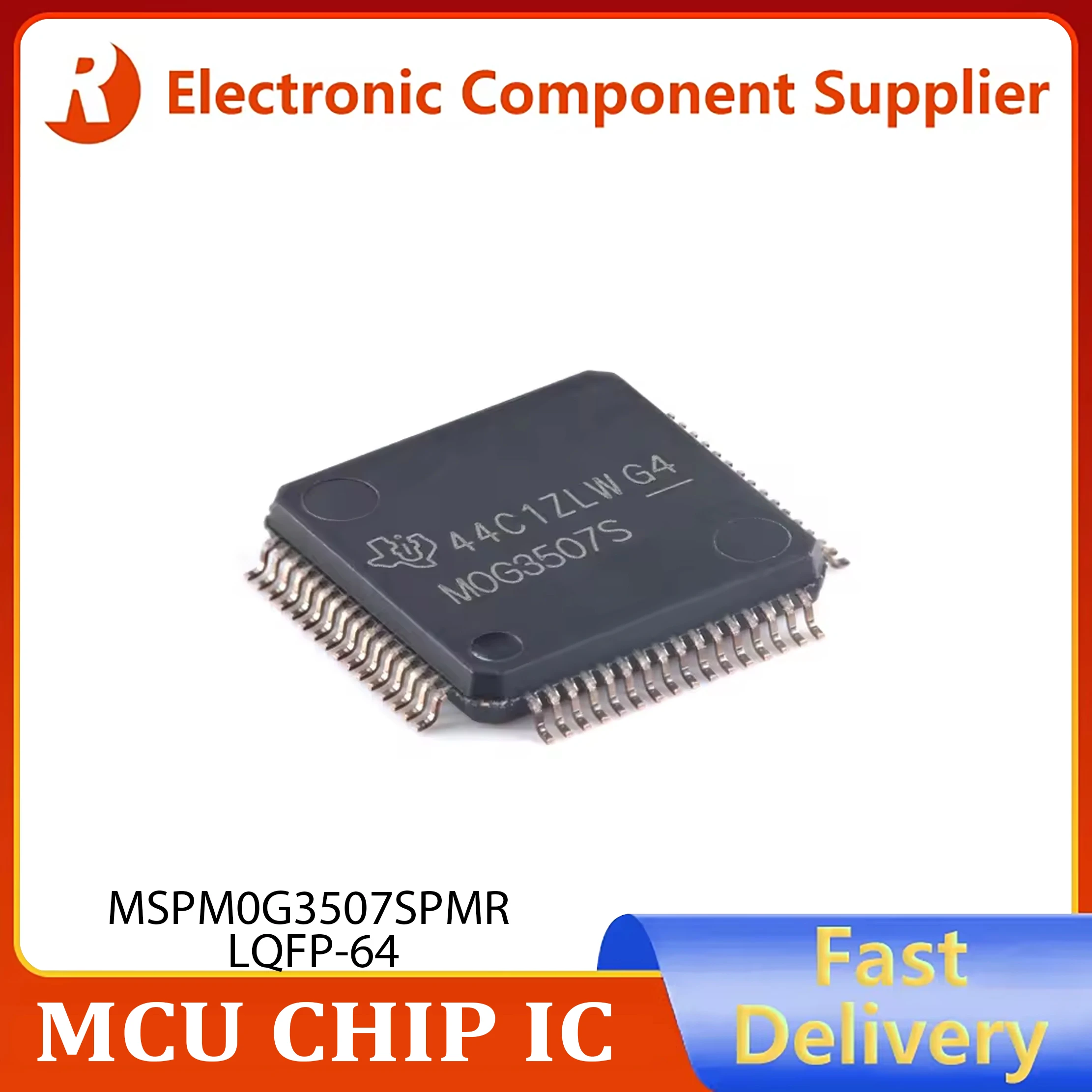 2PCS/LOT New original M0G3507S MSPM0G3507SPMR MSPM0G3507S LQFP-64 Mixed-signal microcontroller chip with interface In stock