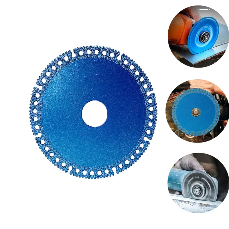 Lama per sega da taglio multifunzionale composita diamantata lama per sega ultrasottile da 100mm utensile per disco da taglio in vetro ceramico per smerigliatrice angolare