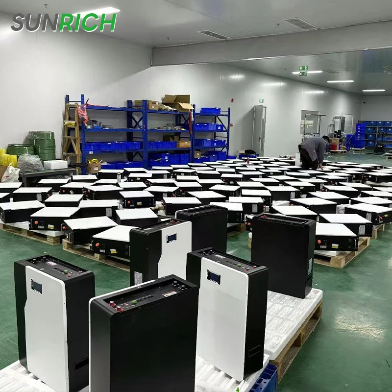 Sunrich Solar LiFePo4 Inverter Battery 10kw 48V 51.2v 100Ah 200Ah Home Power Wall-Mounted Lithium Ion Battery