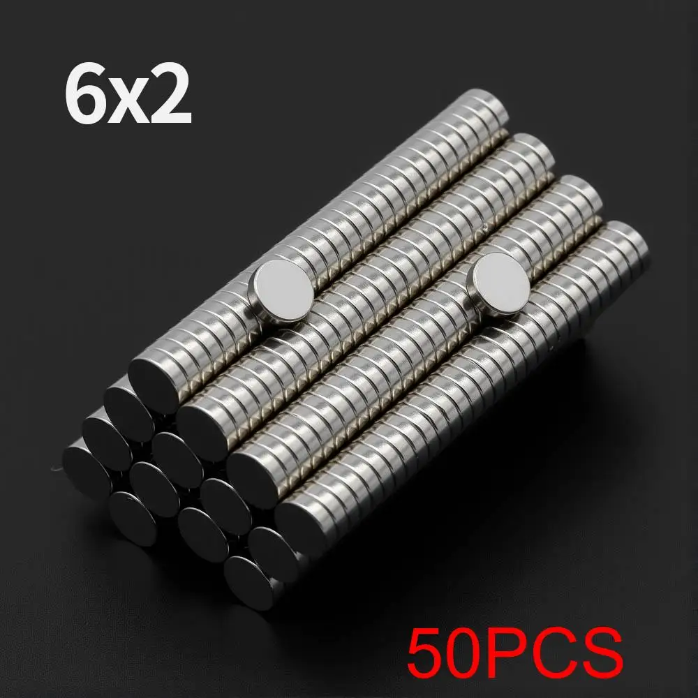 Leistungsstarker Neodym-Magnet N35 NdfeB Permanentmagnet imanes Runde superstarke Kühlschrankmagnete DIY 6x1 6x2 5x1 5x3 4x1,5 4x2