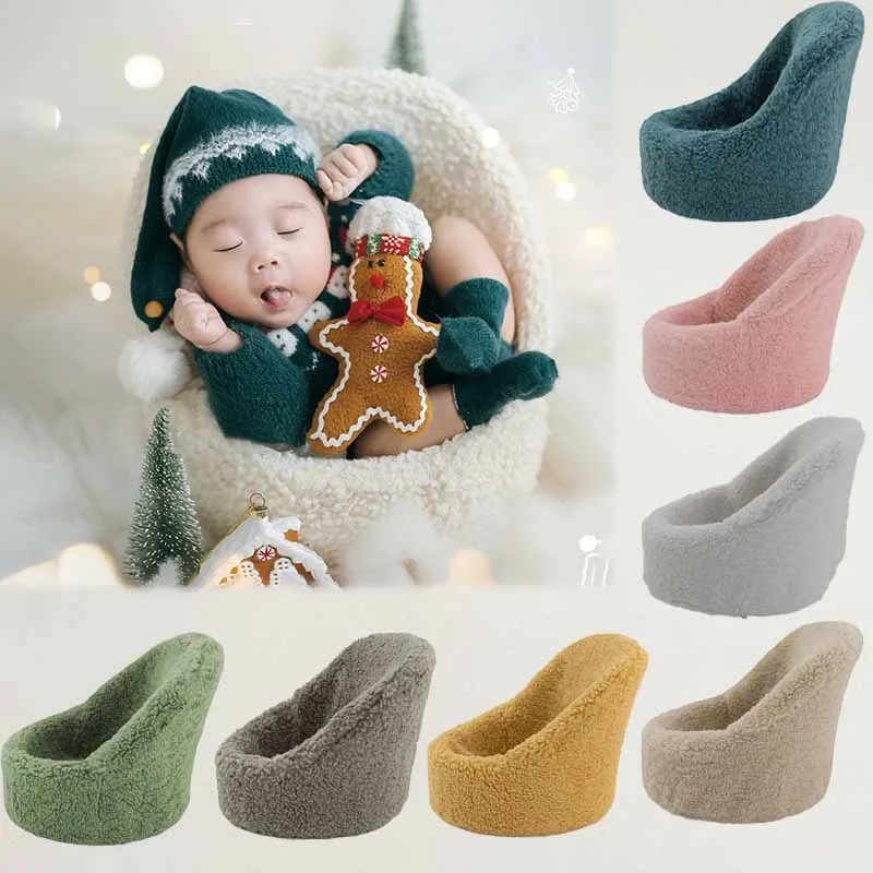 Kleurrijk Pasgeboren Fotografie Sofa Rekwisieten, Zacht Babyzitje, Voor 0-2 Maanden Baby Girl Baby Studio Schieten Pose Rekwisieten Accessoires