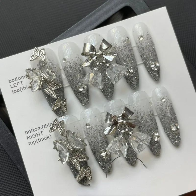 Wear Armor Gradient Gray Velvet Flash Butterfly Diamond in the Debris Advanced