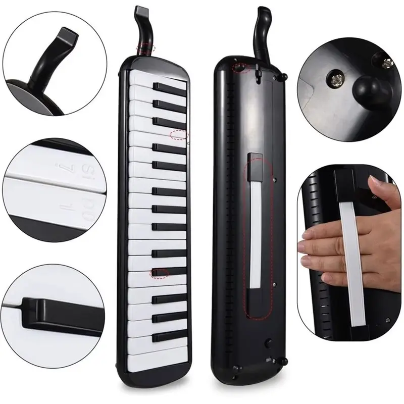 FSTE-32 Keys Melodica Instrument Melodica Air Piano Keyboard With Soft Blow Pipe Blowing Nozzles Melodica With Bag - view 5