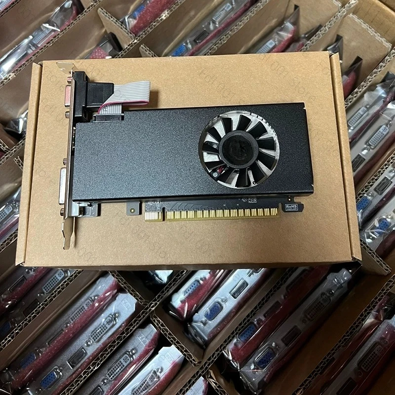 GTX750TI 4G Low Profile Graphics Card, GTX1050 Half Height GPU for Desktop 2U PC Office Game D5