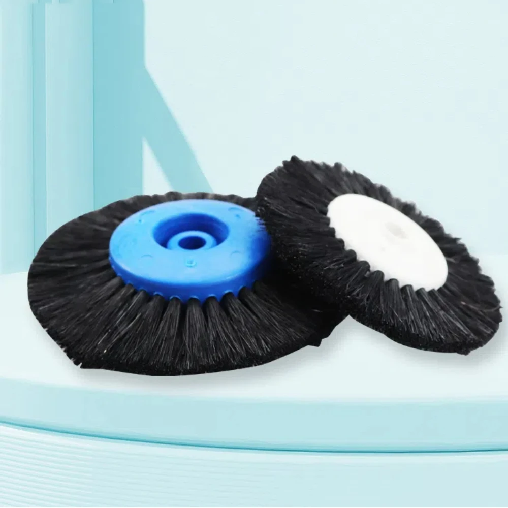 

20pcs Dental Plastic Core Bristle Brush Four / Two Rows Plastic Core Bristle Brush Dental Denture Rubber Stud Polishing Brush