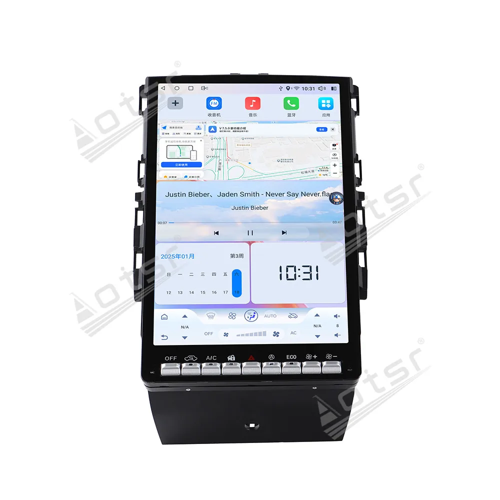 Wireless CarPlay For Renault Koleos 2016-2019 14.5 Inch HD Touchscreen Android 14 GPS Navigation Car Radio With Instrument Set