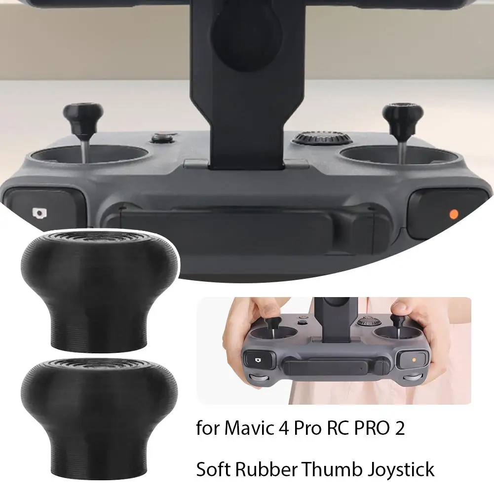 Per DJI RC PRO2 Cappucci per impugnatura per pollice per telecomando Gomma morbida Joystick per pollice Controllo schermo Accessori per joystick estesi