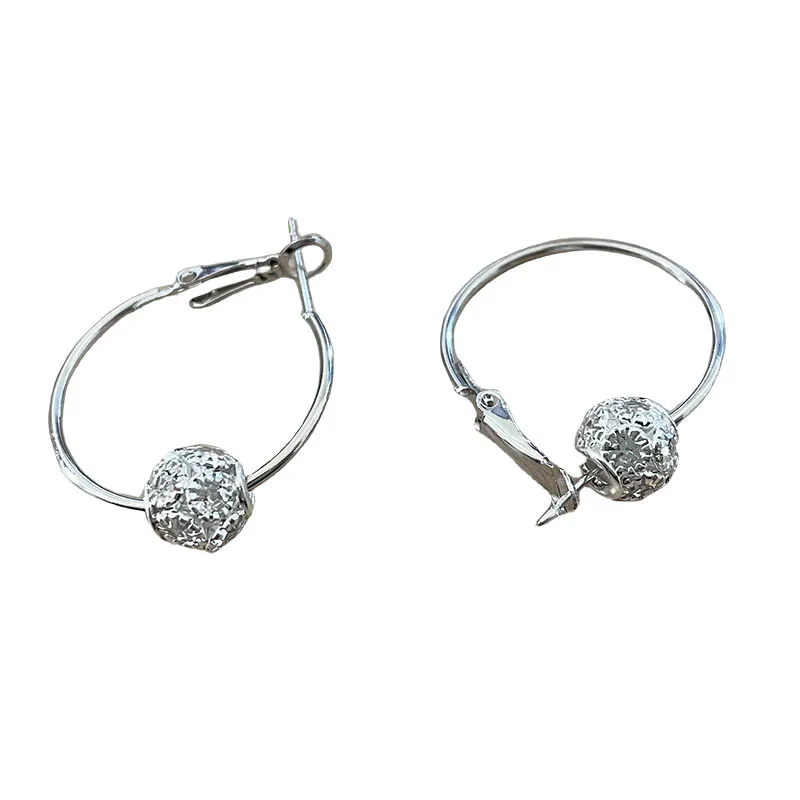 Delysia King  Crystal Ball Stud Earrings