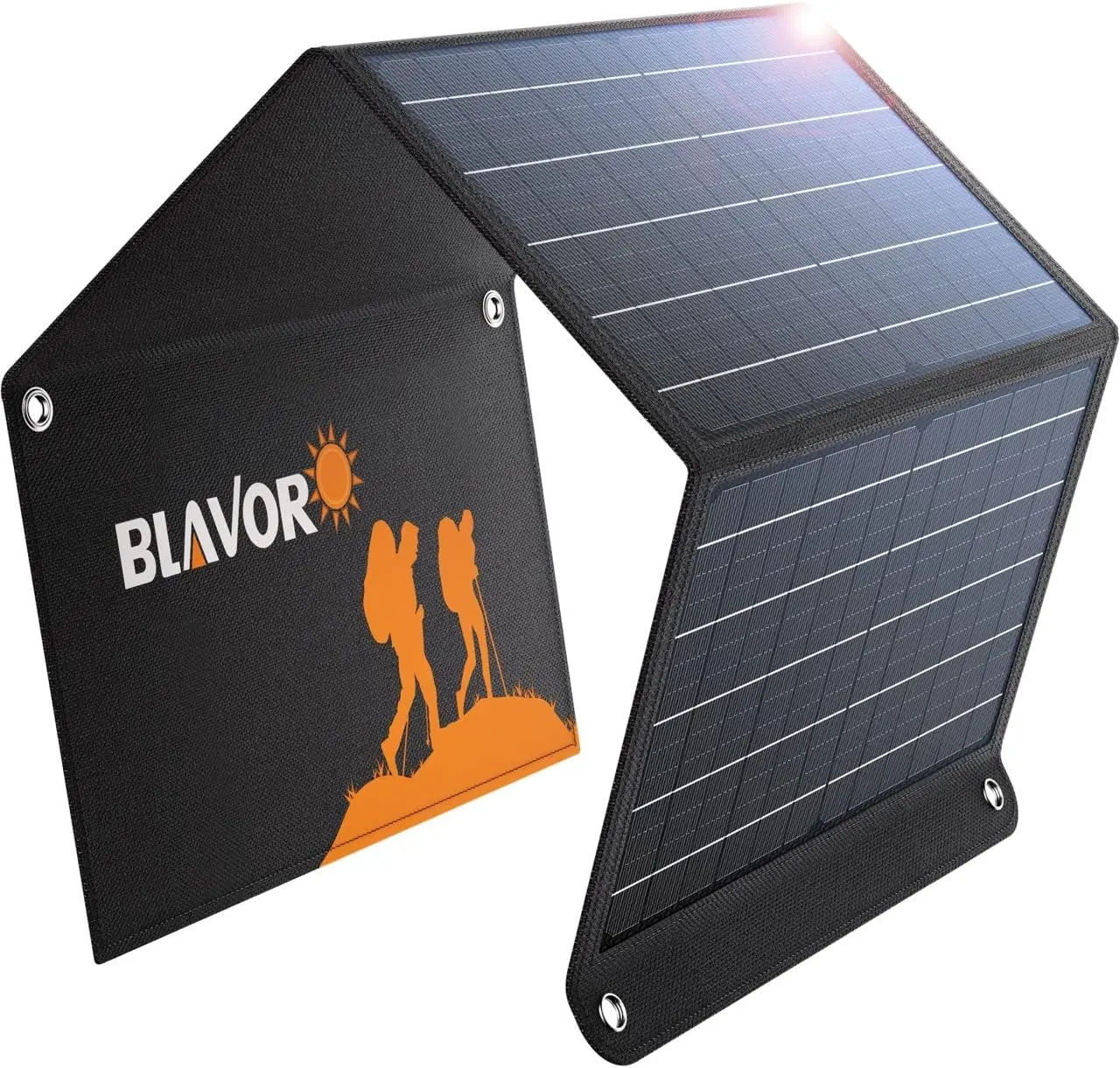 vor 30W Solar Charger Usb-A Qc3.0 24W Usb-C Dc 30W Outputs, Foldable Solar Panel For Camping, Ipx4 Waterproof, Solar Battery