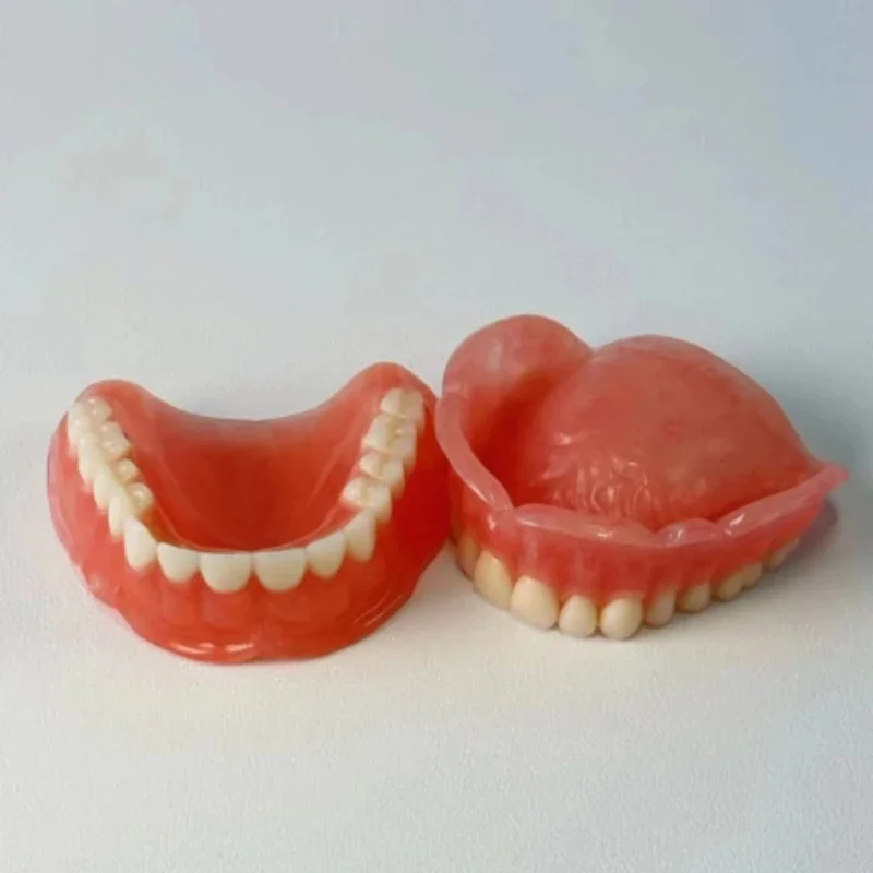 Immediate Dentures Upper & Lower Full Mouth Silicone Dentures Natural Teeth All-Day Comfort Boost Confidence & Oral Care