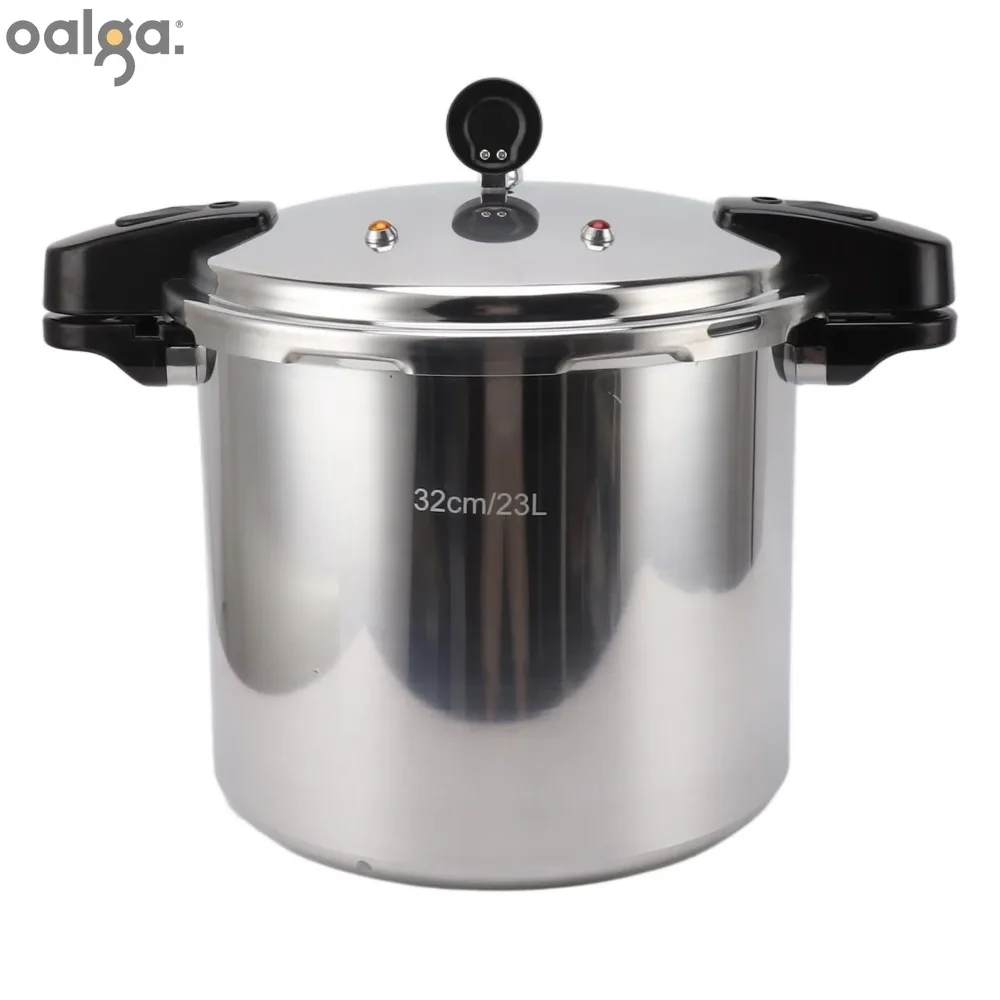 

6-8L Pressure Cooker Large Capacity Aluminium Alloy Canner Pressure Gage Gas Stove Flat Top Stove Pressure Canner قدر ضغط 압력밥솥