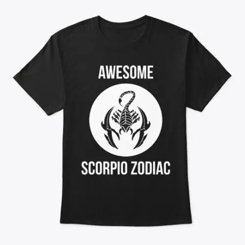 Scorpio Zodiac T-Shirt Made in the USA Size S to 5XL