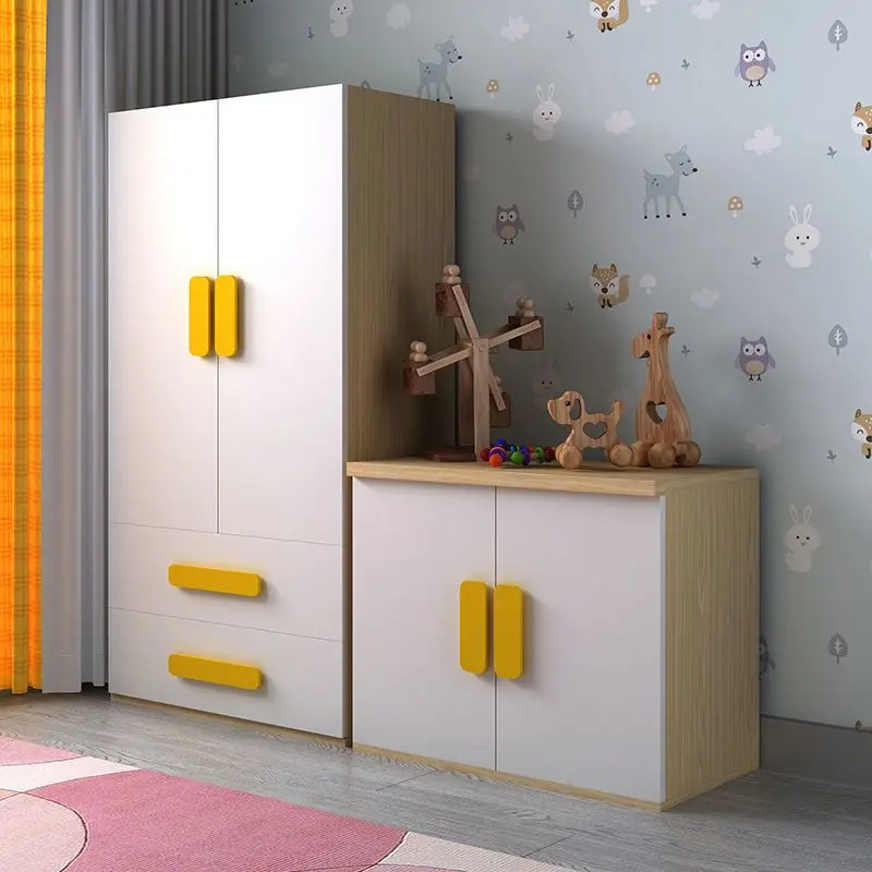 EvaluWardrobes-Cintres pour étagères mobiles, Meubles modernes, Placard pour enfants, Chambre à coucher, CY50CW