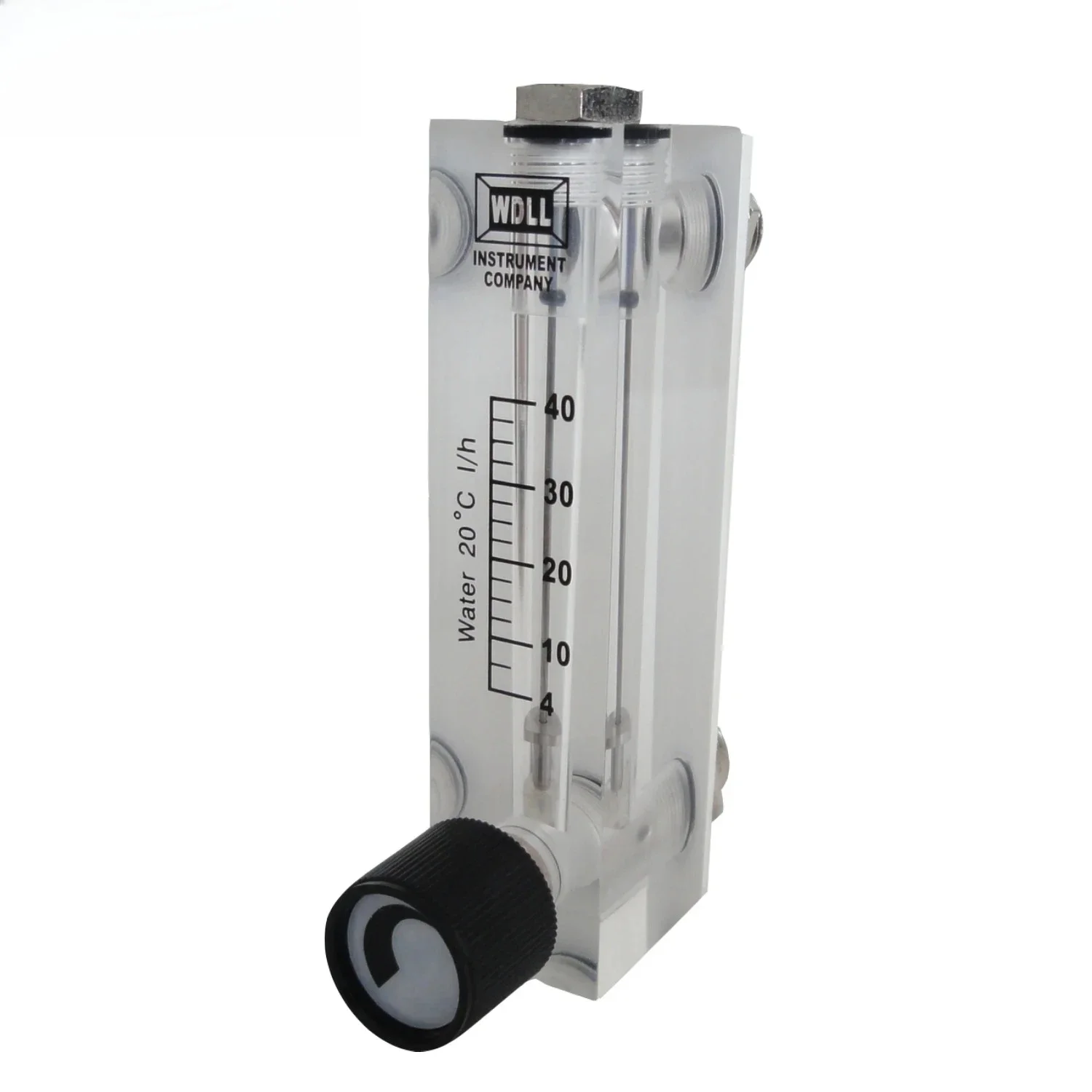 40L Panel H2O Rotameter 40l/min Water Flow Meter