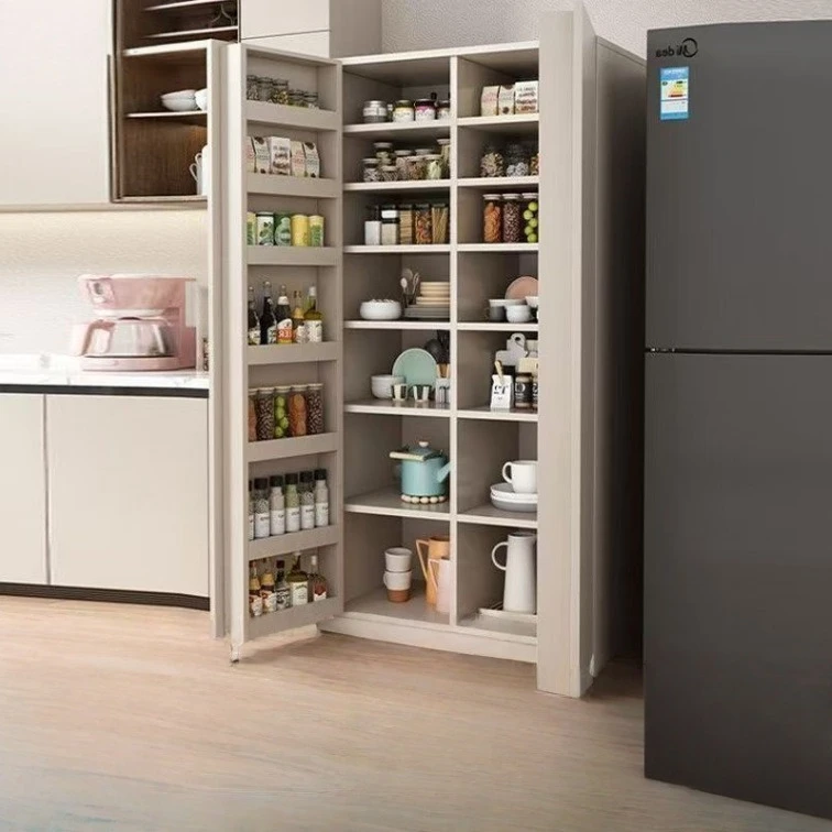 Massivholz mit integrierter Tür, Esstisch an der Wand, multifunktionaler Snack-Schrank