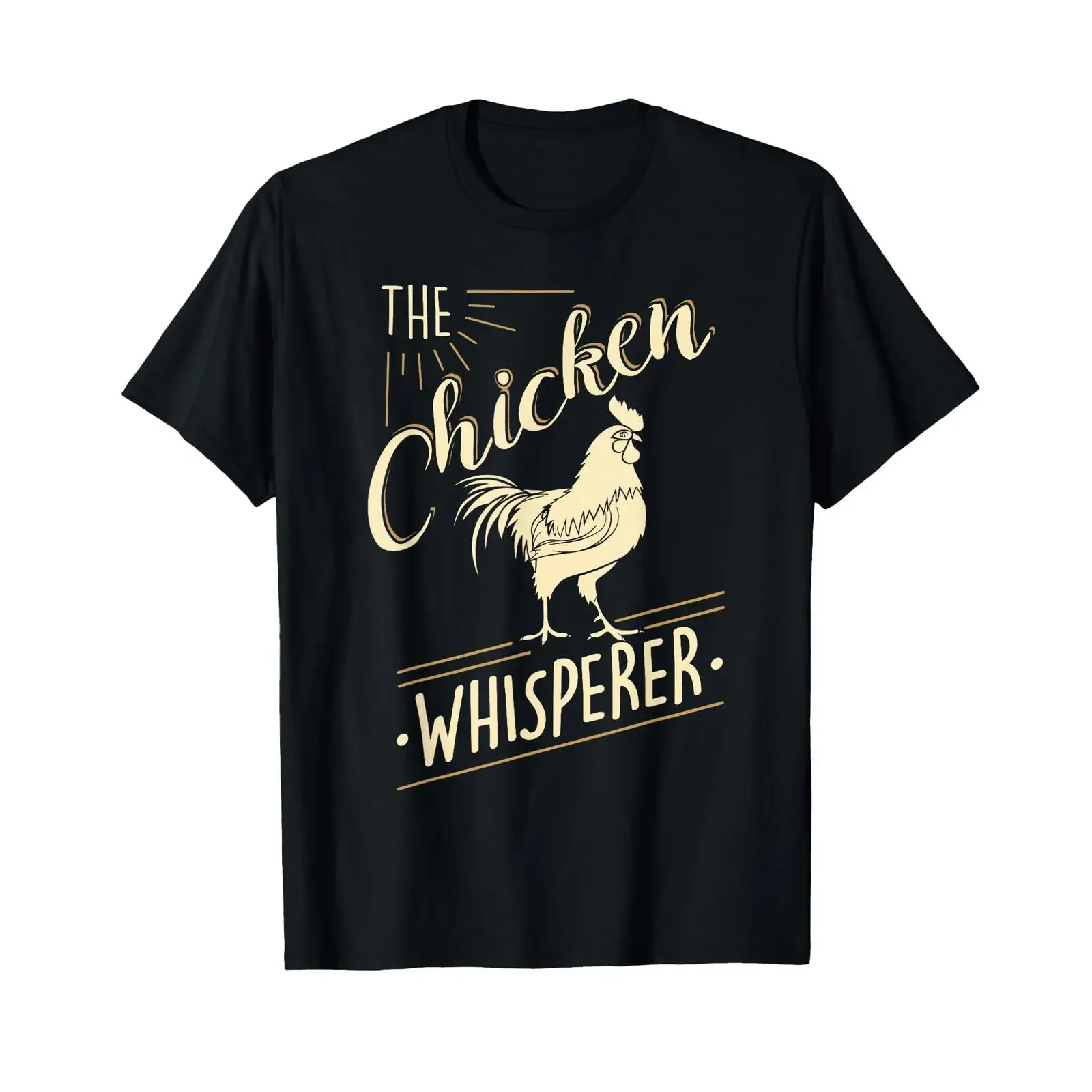Der Hühnerflüsterer Lustiges Liebhaber-Farm-T-Shirt Vintage-Washed Streetwear Dehnbares Unisex-Oberteil für den Alltag Weich