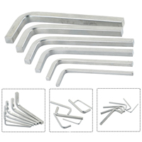 5/6/7 Pcs L Shape Square Head Wrench Square Key 4 Point Wrench Screwdriver Set 3-8mm/3-10mm/3-7mm Square Head Wrench Screwdriver
