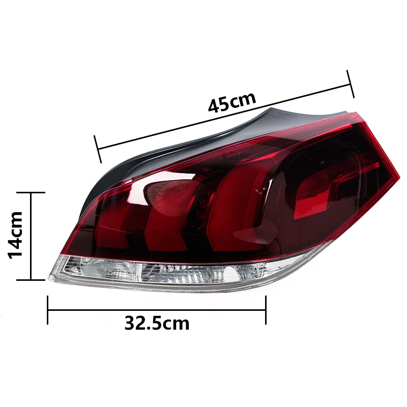 For Peugeot 508 2016 2017 2018 Taillight Brake Lights Steering