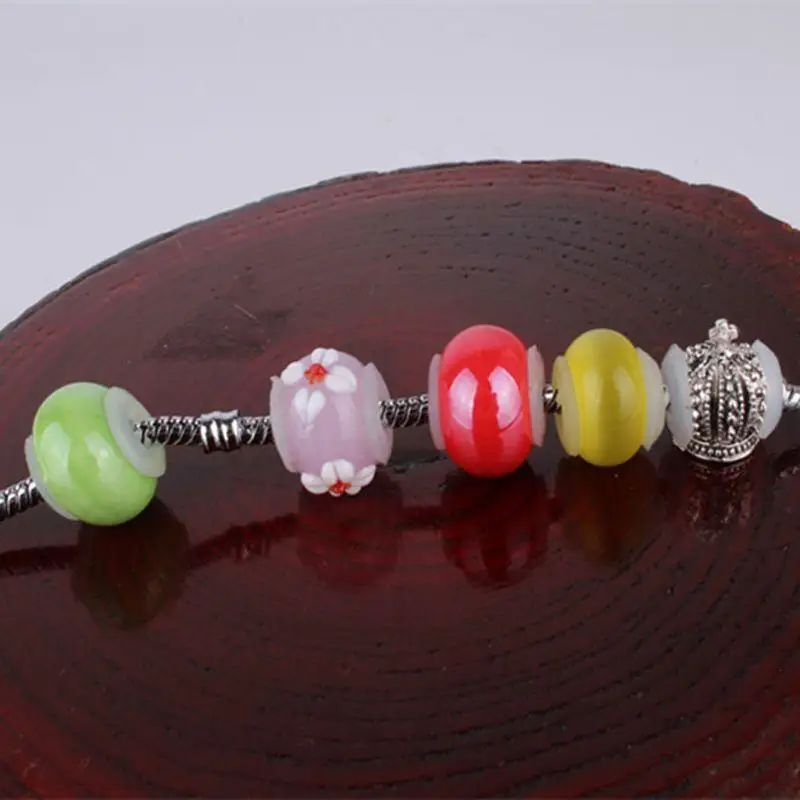 A52E 10 Stück Ringperlen-Abstandshalter aus Silikon, Gummistopfen für DIY-Handwerk, Schmuck – Detail 6