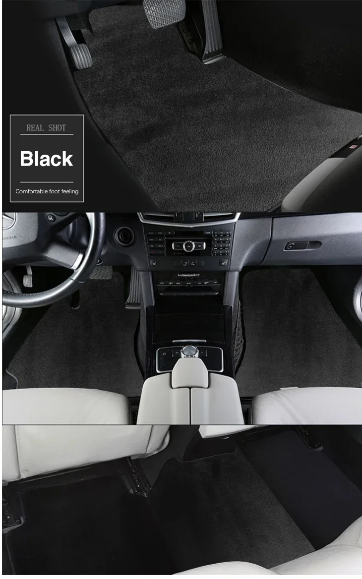 جودة الحصير سيارة الجبهة لهوندا أكورا CSX 2006 إلى 2011 القطيفة بطانات السجاد مقاوم للماء 2 قطعة جديد #5
