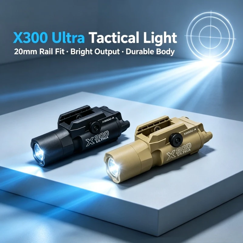 X300 Multi-functional LED Flashlight 20mm Rail Airsoft Toy Gun Outdoor Hobby Gift for Kids 2026