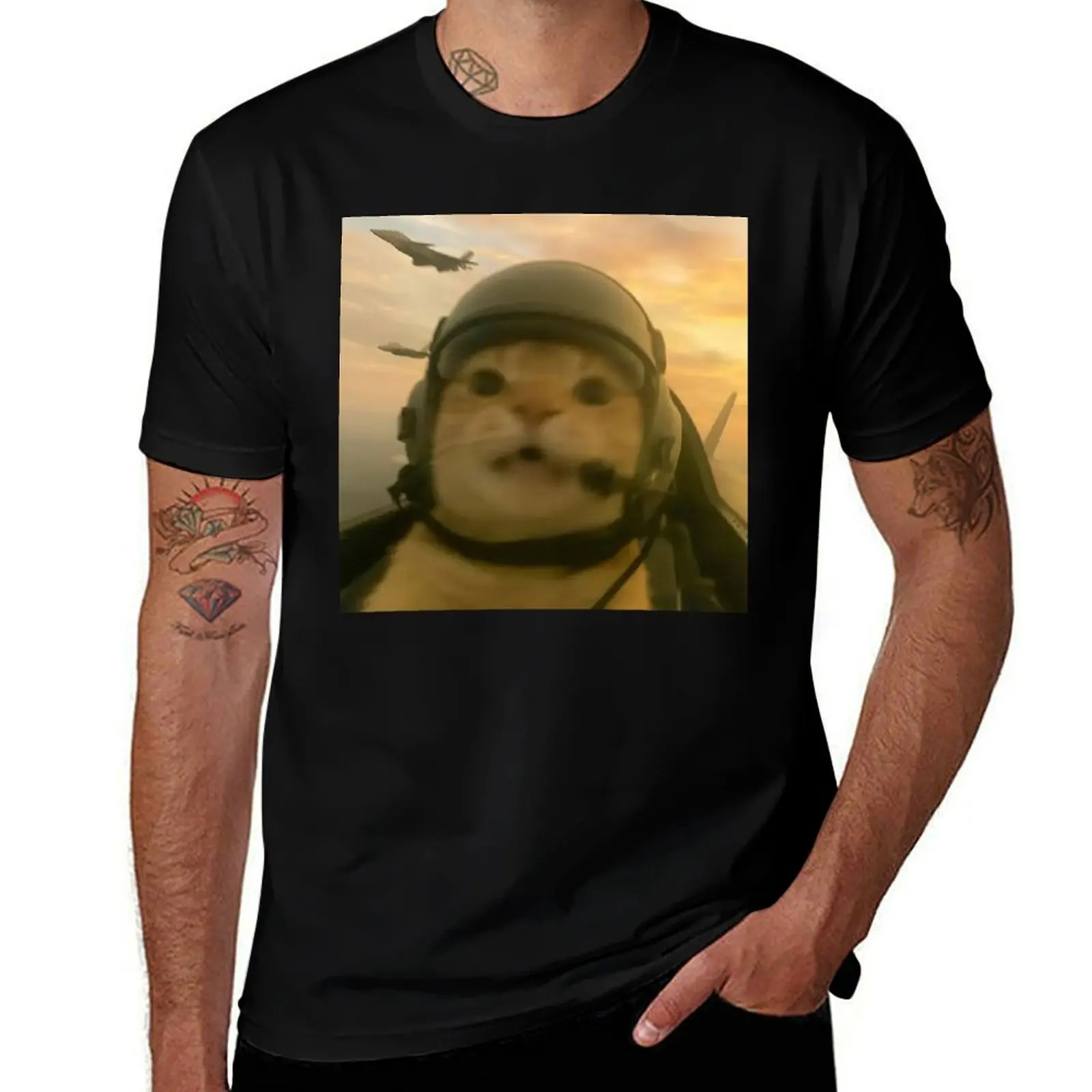 

General Cat T-Shirt Funny t-shirts tops cheap stuff t shirt men 100℅ cotton
