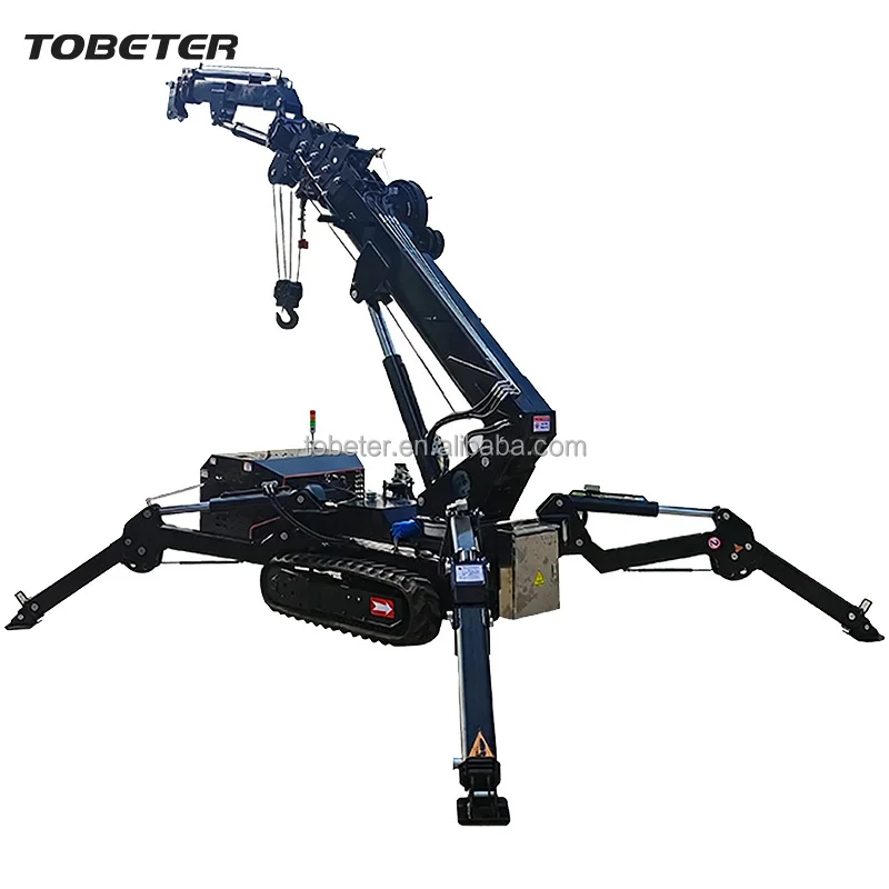 Tobeter CE EPA Euro 5 More Popular Construction Companies 1.5 Ton 3 Ton 5ton 8ton Architecture Basket Spider Crane