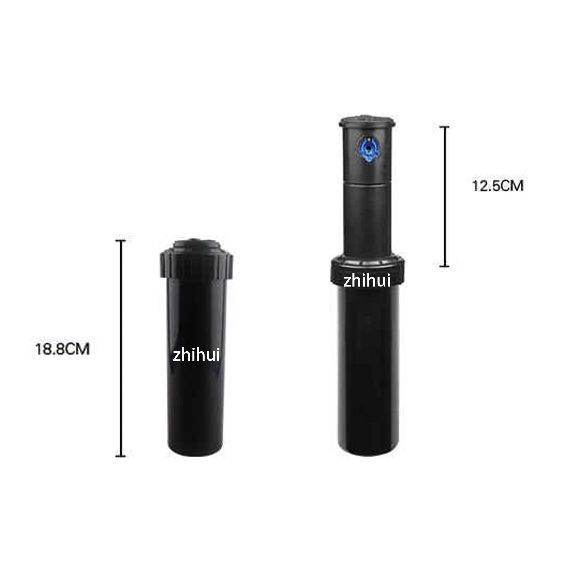

Underground Garden Lawn Irrigation System 3/4 Inch 25-360 Degree ABS Buried Rotary Sprinkler POP up Sprinkler