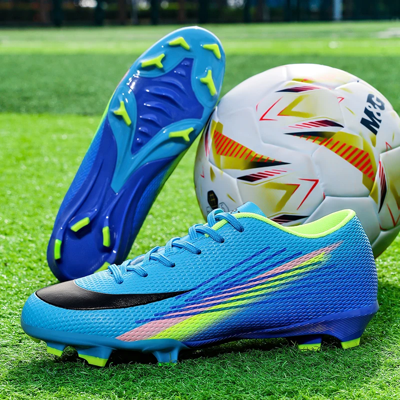 

New Men Soccer Shoes Unisex Professional Football Boots Ultralight Women Hot Sale Cleats Futsal High-quality TF/FG Sneakers