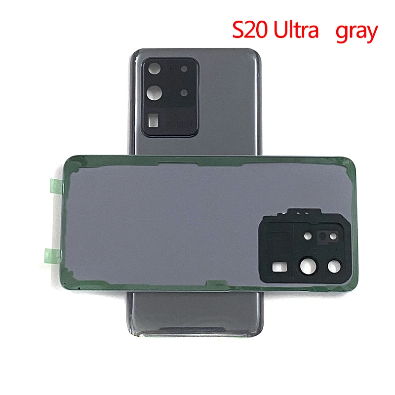 Voor Samsung Galaxy S20 U SM-S20 Ultrafn/Ds S20 Ultra Batterij Case Cover Rear Deur Behuizing Back Telefoon Case bescherming Camera Glas