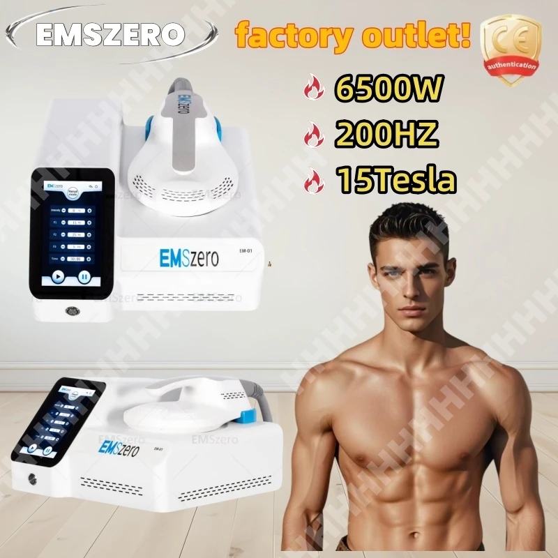 

DLS-EMSZERO 6500W RF Slimming Machine Emszero Hi-emt 200HZ RF Body Sculpture 15 Tesla EMS Pelvic Muscle Stimulator