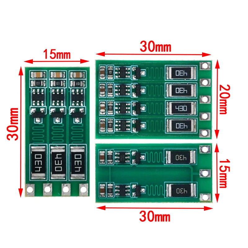 Balanced Current Lithium Battery Balancer, BMS, Balanced Current, Polymer, Li-ion, 2S, 3S, 4S, 8.4V, 12.6V, 16.8V, 18650