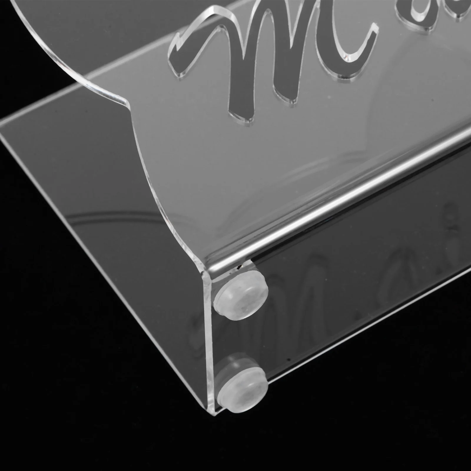 Acrylic Holder Clear Desktop Letter Organizer Envelope File Sorter Paper Document Organizer Mail Holder