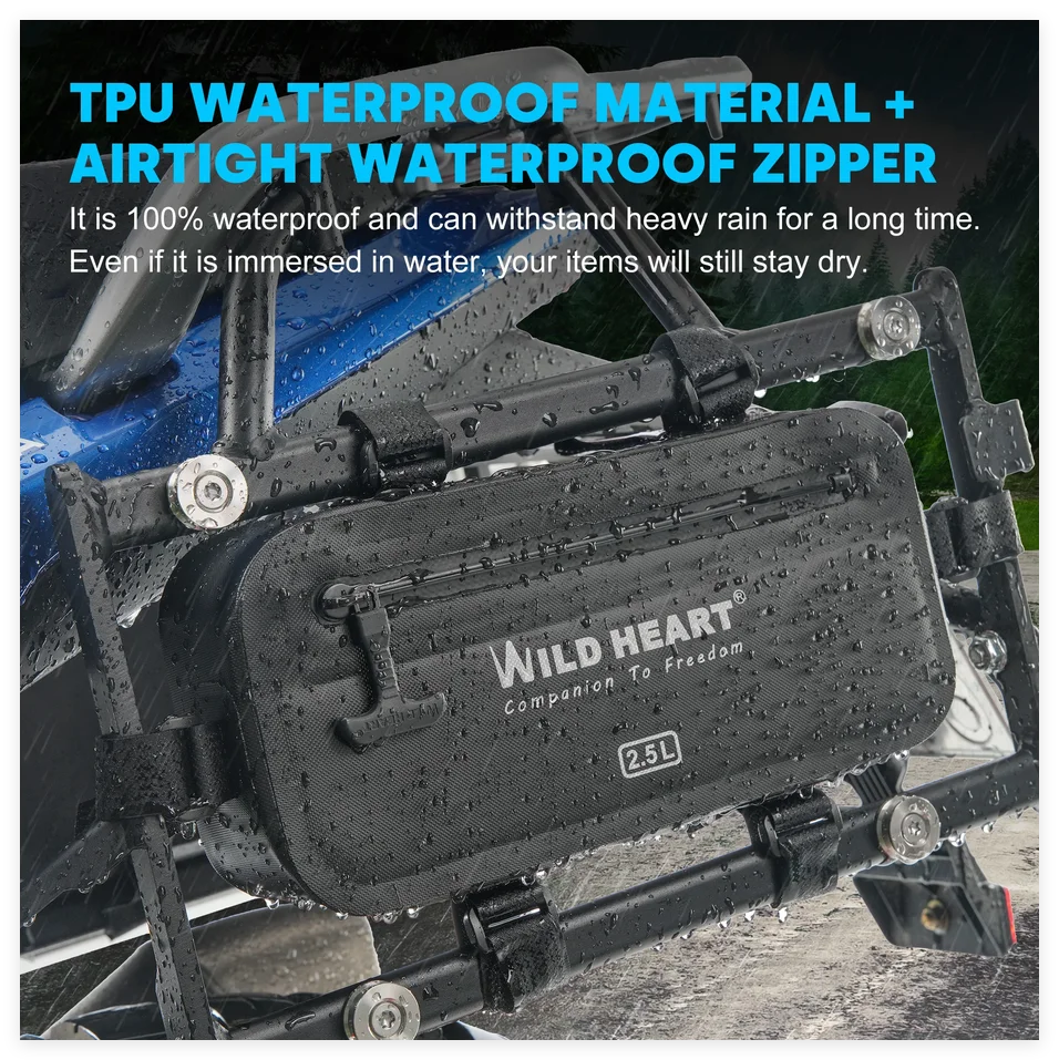 

Bike ATV Motorcycle Side Tool Bag Fully Waterproof Hanging Bag Motorcycle Accessories For BMW R1200 R1300 Yamaha Kawasaki Honda