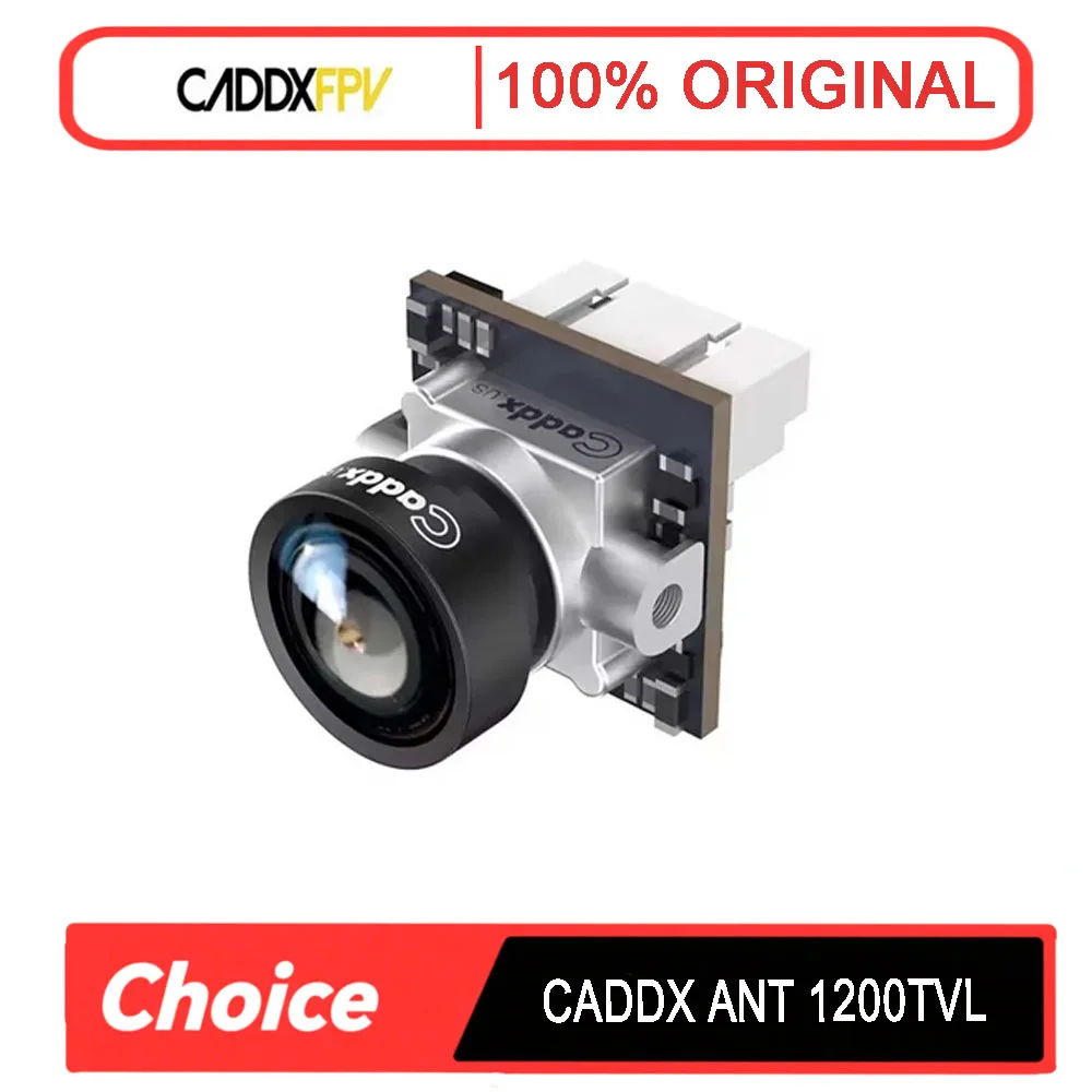 

Нано-камера CADDX ANT 1200TVL: объектив 1,8 мм, глобальный WDR, сверхлегкий, 2 г, 3,7–18 В для Tinywhoop/Cinewhoop/Mobula6 FPV