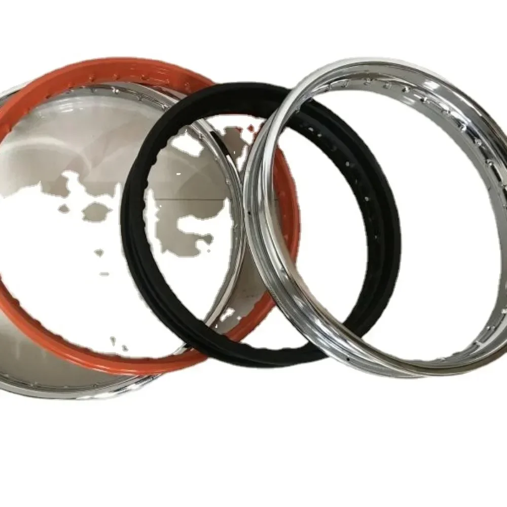 Motorcycle retro steel rims, 21 19 18 17 16 inch electroplated wheels. Painted wire ring 1.85X17 2.15X17 1.6X18 1.4X21 1.6X21